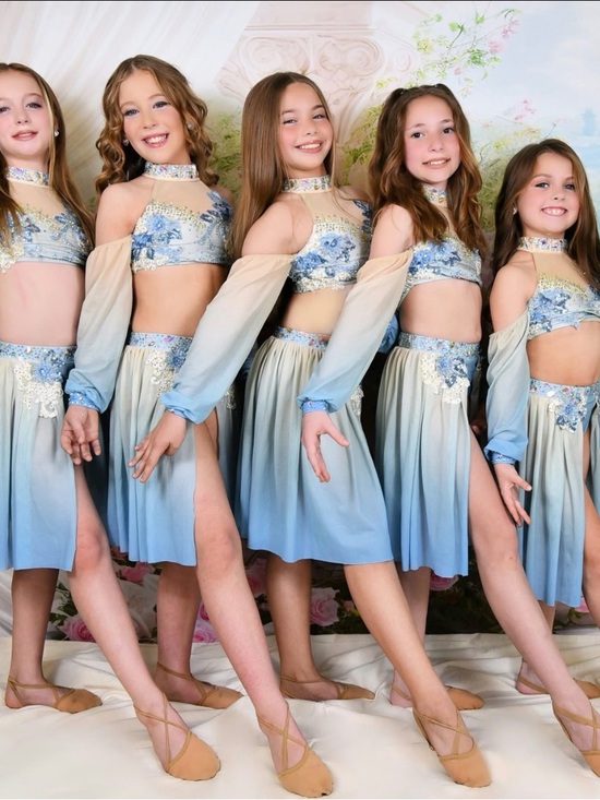 Glamour Costumes Other - Blue Ombré Lyrical Dance Costume | Competition | Rhinestone | Youth